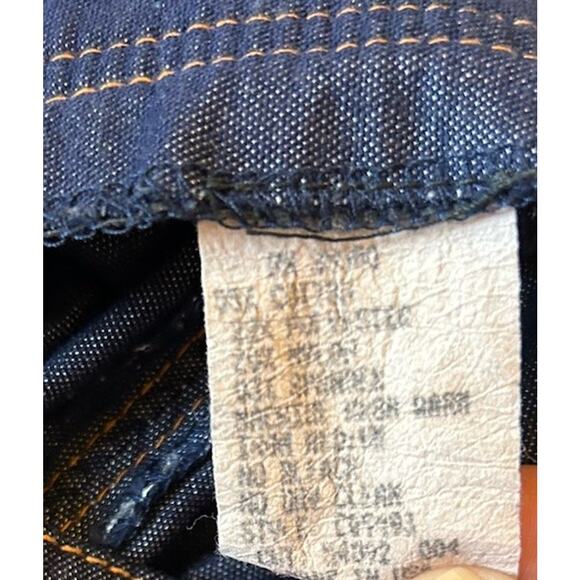 VTG 90s XOXO Jean Pencil Skirt maxi Office Western Cowgirl Denim XS 00 Y2K - Picture 5 of 6